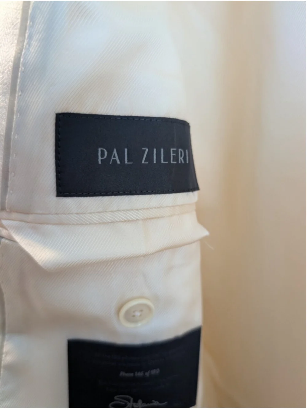 Pal Zileri Off White Linen Blazer - Lightweight Summer Jacket Size 48(58) In EUC